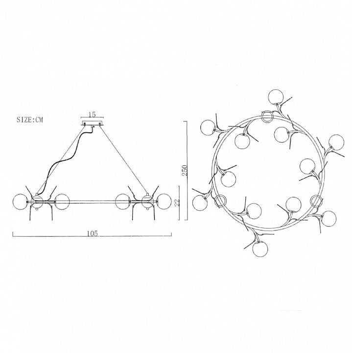 Подвесная люстра Imperiumloft MATISSE MATISSE-R01