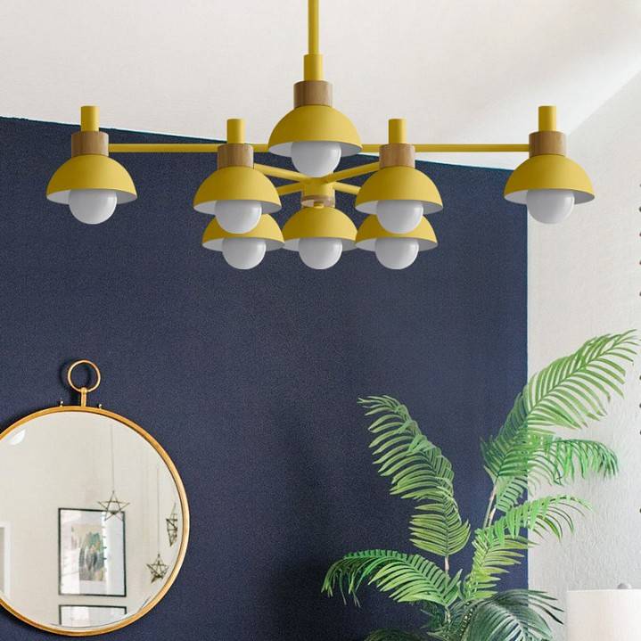 Люстра на штанге ImperiumLoft Fanta A Yellow FANTA_A01