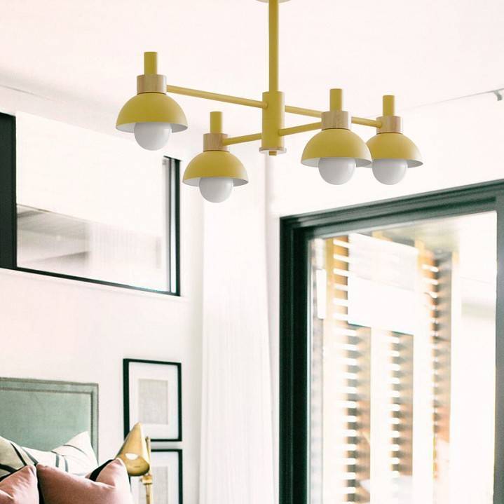 Люстра на штанге ImperiumLoft Fanta A Yellow FANTA_A01