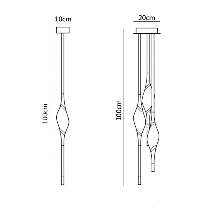 Светильник на штанге ImperiumLoft PEZZO im_L8512