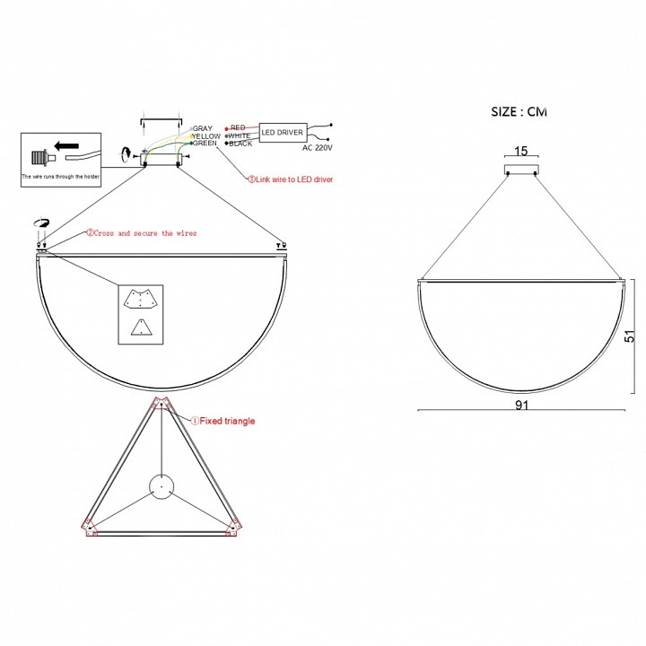 Подвесной светильник Imperiumloft SOLANA solana-light01