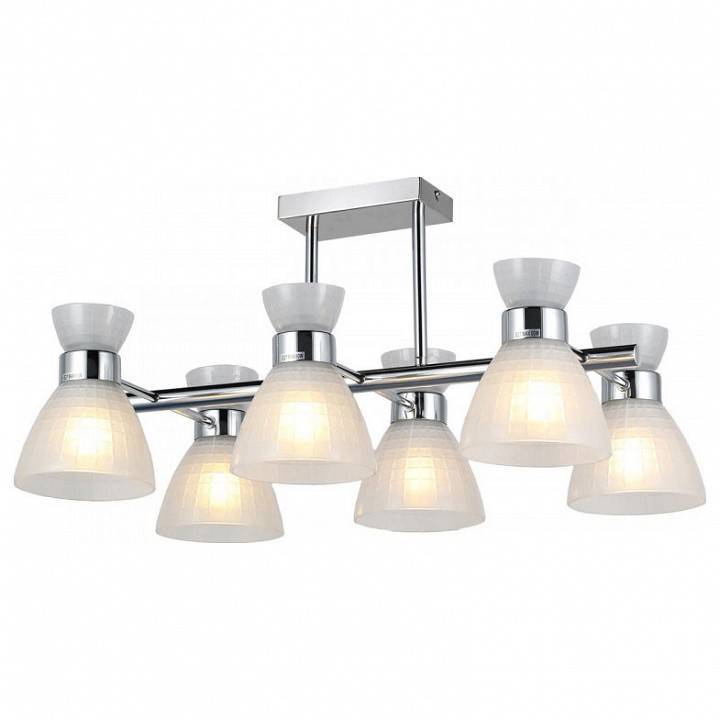 Люстра на штанге Imex MD.19110 6 ламп MD.19110-6-S-CH