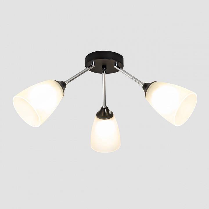 Потолочная люстра Imex MD.2167 3 лампы MD.2167-3-S-BK+CH