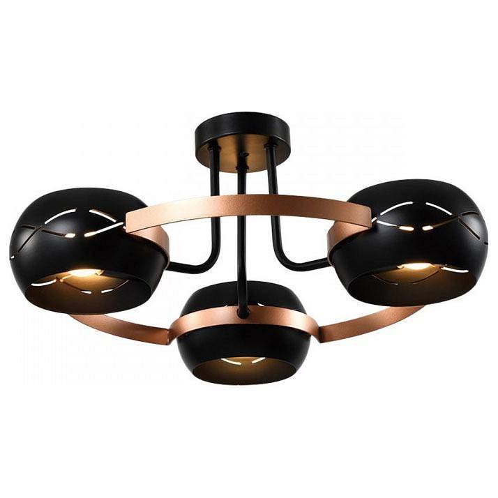 Люстра на штанге Imex Solar 3 лампы MD.21743-3-S-BK+CP