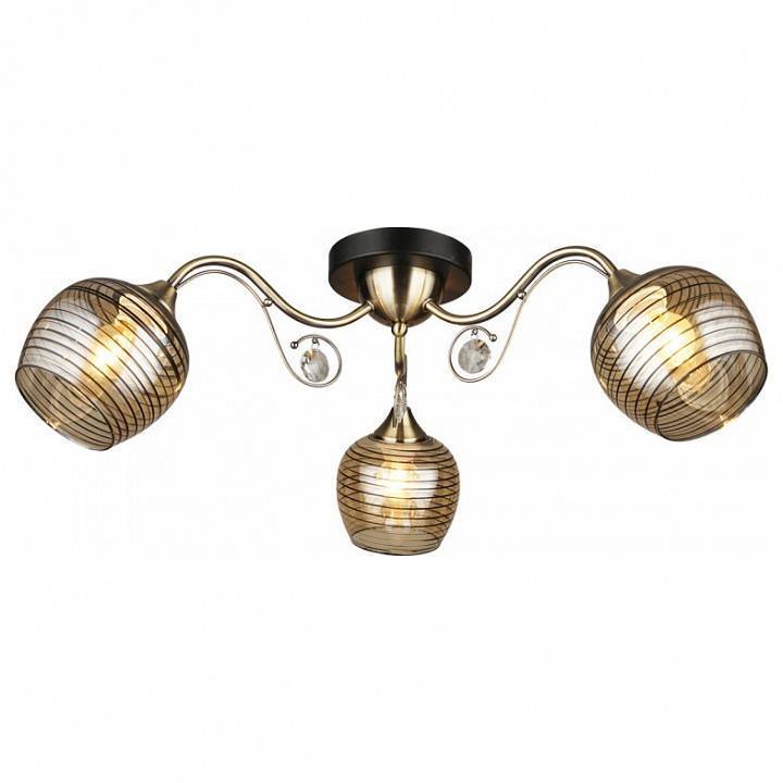 Потолочная люстра Imex MD.4044 3 лампы MD.4044-3-S AB+BK