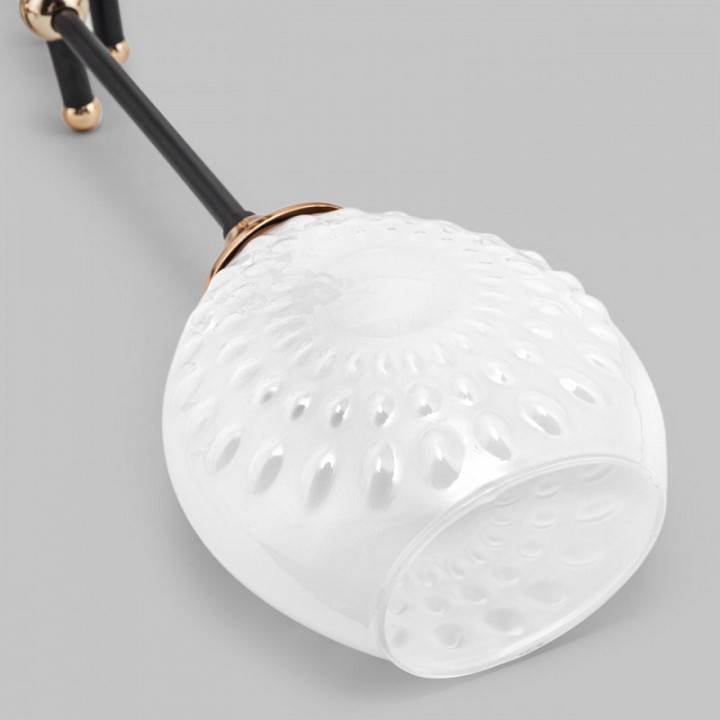 Люстра на штанге IMEX MD.4144 5 ламп MD.4144-5-S-BK+FGD