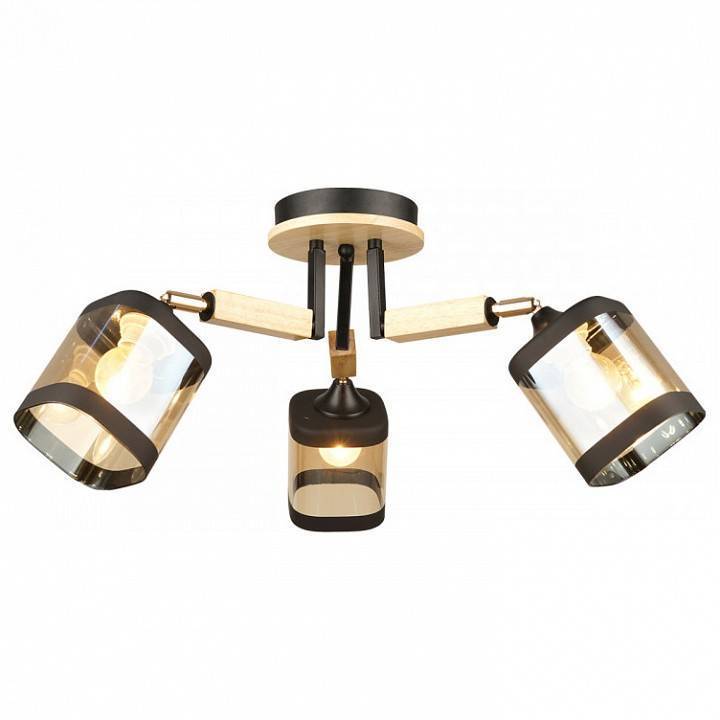 Потолочная люстра Imex MD.4508 3 лампы MD.4508-3-S BK+FGD