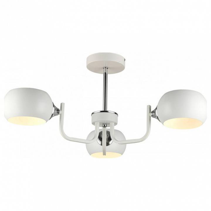 Люстра на штанге Imex MD.4914 3 лампы MD.4914-3-S WH+CH