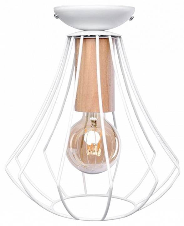 Накладной светильник Imex MD.9053 MD.9053-1-S-WH+WOOD