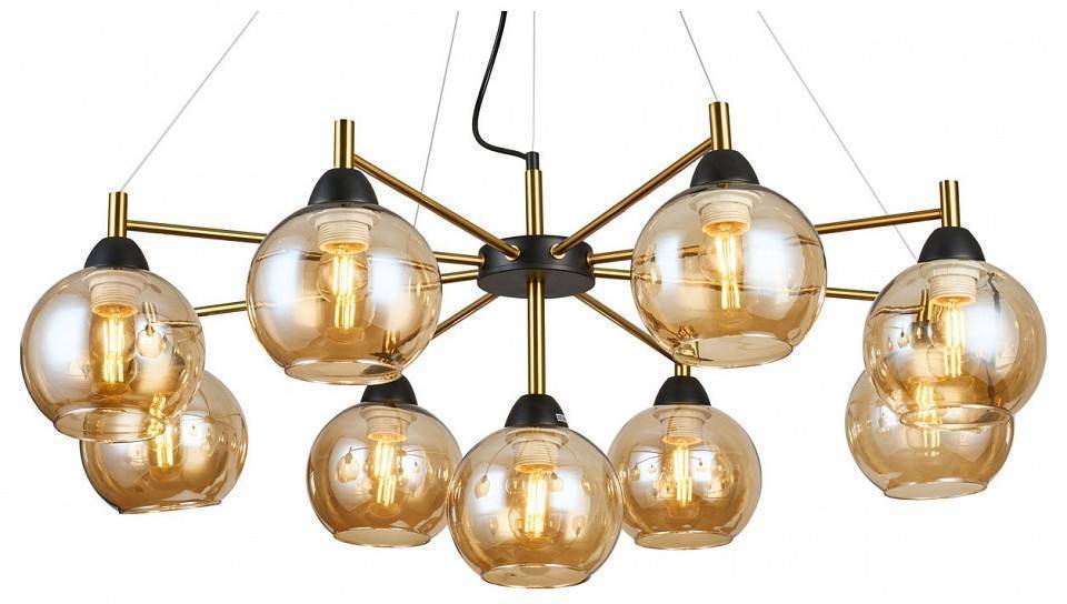 Подвесная люстра Imex MD.9056-9-P-BK+COP