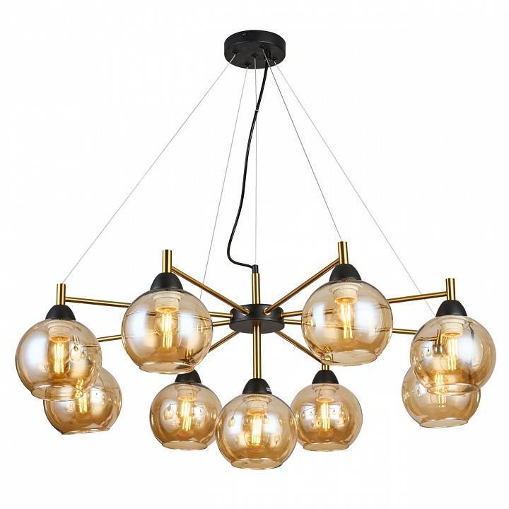 Подвесная люстра Imex MD.9056-9-P-BK+COP