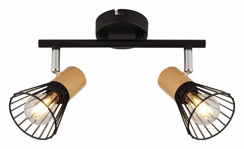 Спот Imex SP.038 черный/серебро SP.038-62-18