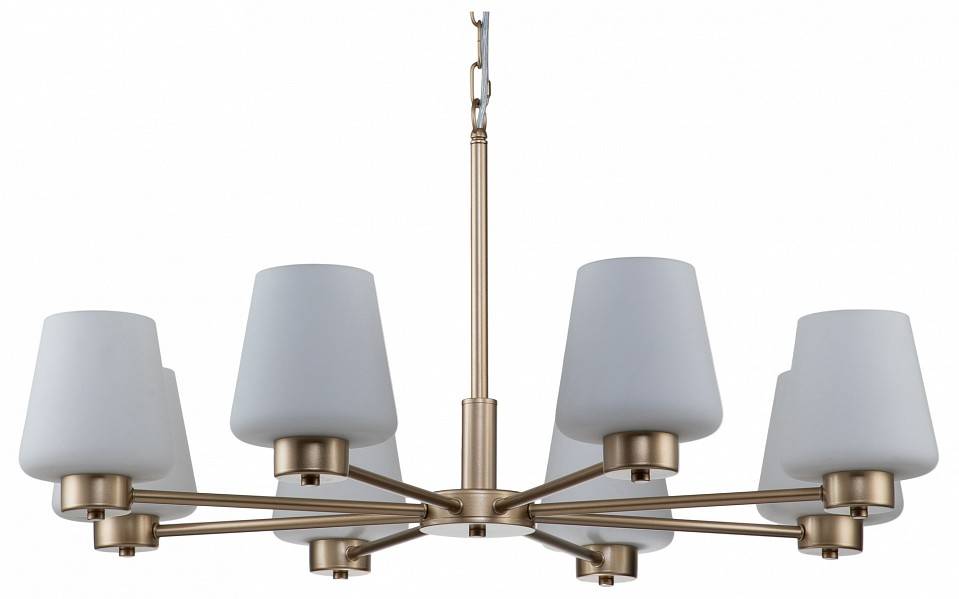 Подвесная люстра Indigo Tulip 8 ламп 13004/8P Gold