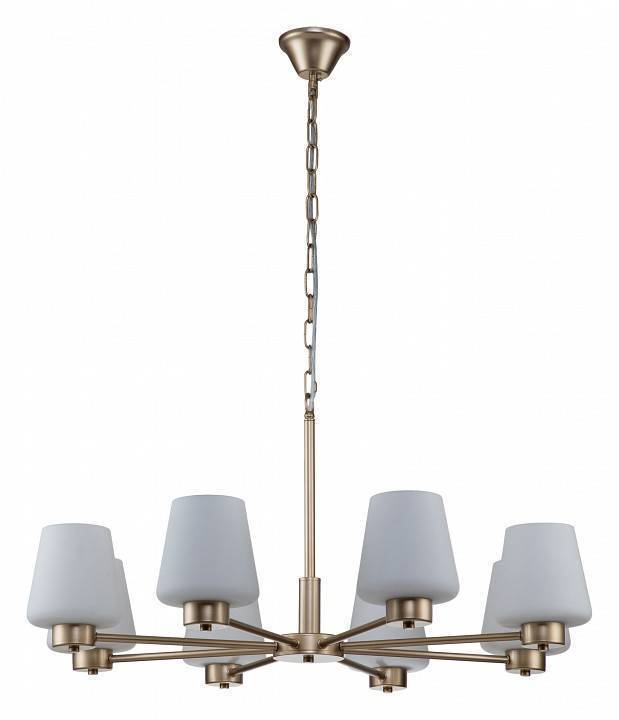 Подвесная люстра Indigo Tulip 8 ламп 13004/8P Gold