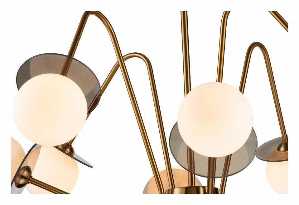 Люстра на штанге Indigo Jazz 11020/8R Brass