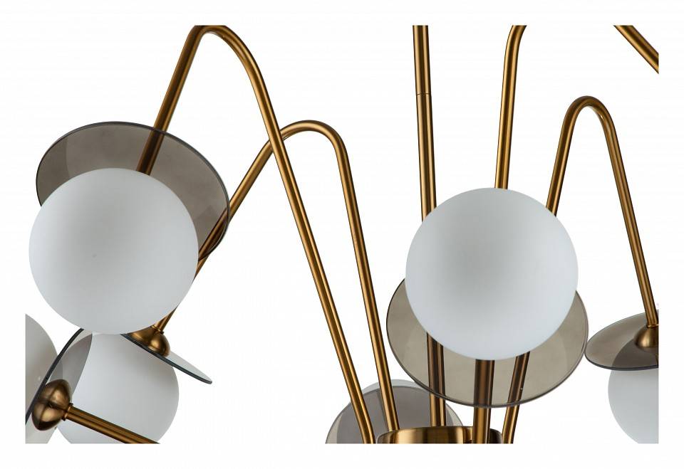 Люстра на штанге Indigo Jazz 11020/8R Brass