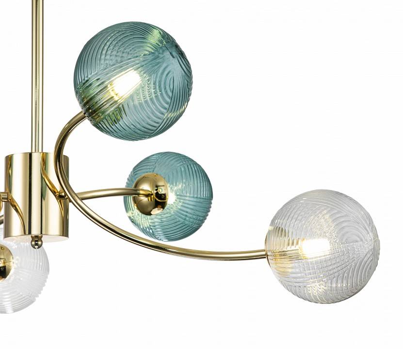 Люстра на штанге Indigo Selva 11032/6R Gold