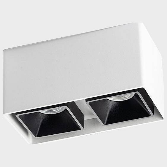 Накладной светильник Italline FASHION FX2 white + FXR black 2 шт. FASHION FX2 white + FASHION FXR black - 2шт.