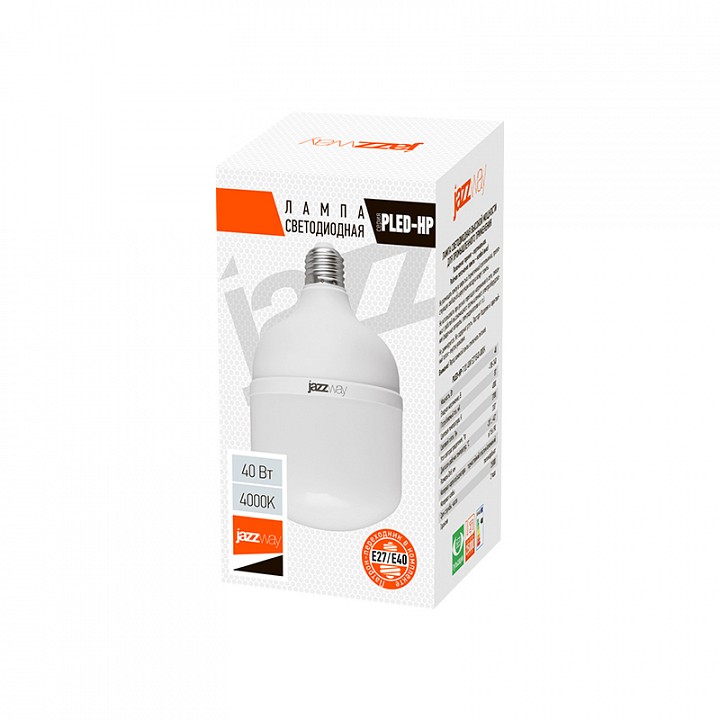 Лампа накаливания Jazzway  PLED-HP-T120 40W 4000K E40