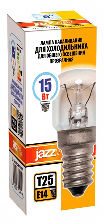 Лампа накаливания Jazzway  T25 15W E14 220V REFR