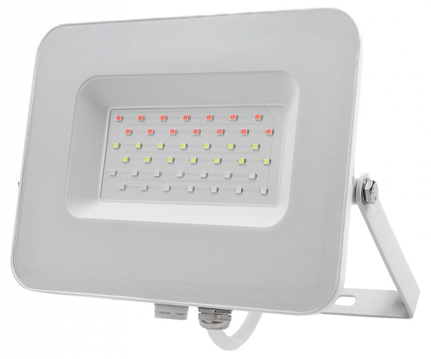 Настенно-потолочный прожектор Jazzway  PFL-30W RGB WH IP65