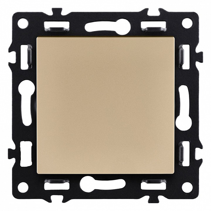 Выключатель одноклавишный без рамки Kollinger Asthetik AS-001GD