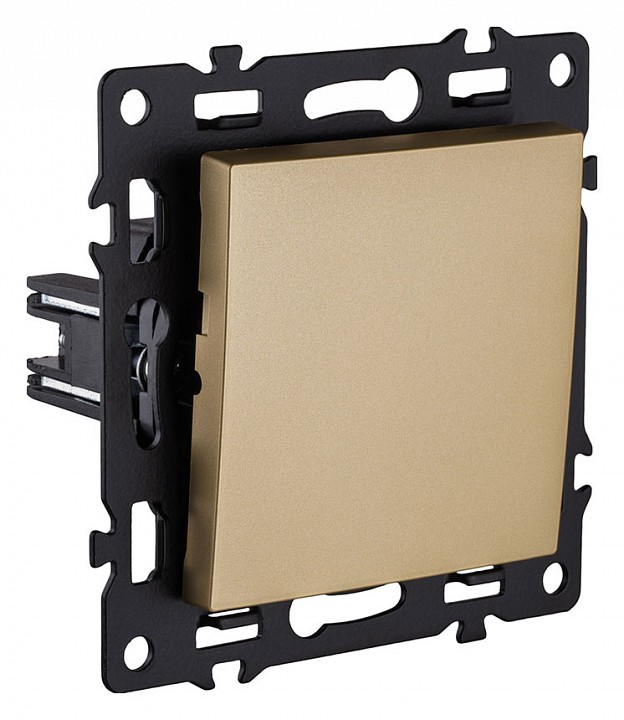 Выключатель одноклавишный без рамки Kollinger Asthetik AS-001GD