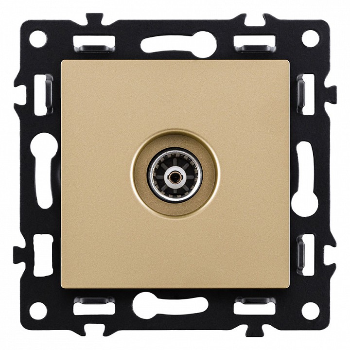 ТВ-розетка и SAT-розетка оконечная без рамки Kollinger Asthetik AS-021GD