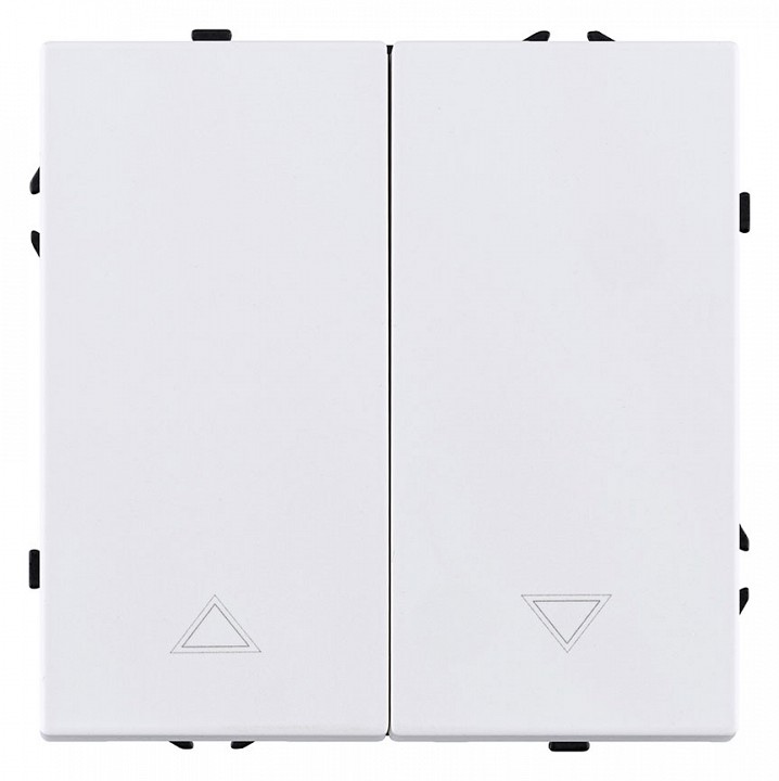 Выключатель для жалюзи без рамки Kollinger Eclipse EC-013WH