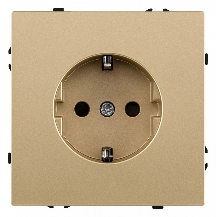 Розетка с заземлением, без рамки Kollinger Eclipse EC-014GD