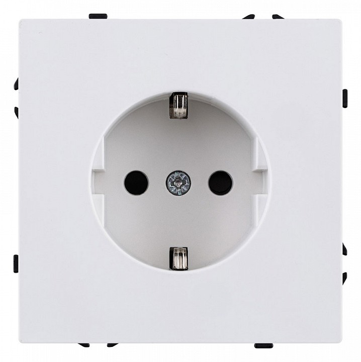 Розетка с заземлением, без рамки Kollinger Eclipse EC-014WG