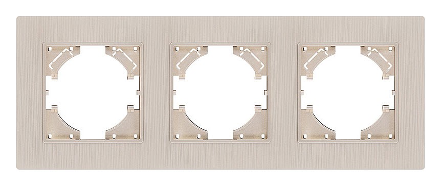 Рамка на 3 поста Kollinger Eleganz Plex EP3GD