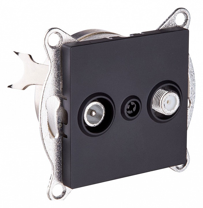 ТВ-розетка и SAT-розетка оконечная без рамки Kollinger  REA-035BM