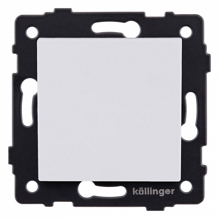 Выключатель одноклавишный без рамки Kollinger  REA-S-001WM
