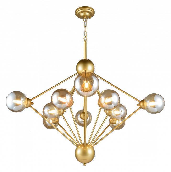 Люстра на штанге Natali Kovaltseva Stuttgart 91006/10C Gold