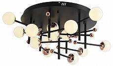 Потолочная люстра Natali Kovaltseva Loft Led LED LAMPS 81344 GOLD BLACK