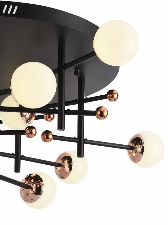 Потолочная люстра Natali Kovaltseva Loft Led LED LAMPS 81344 GOLD BLACK