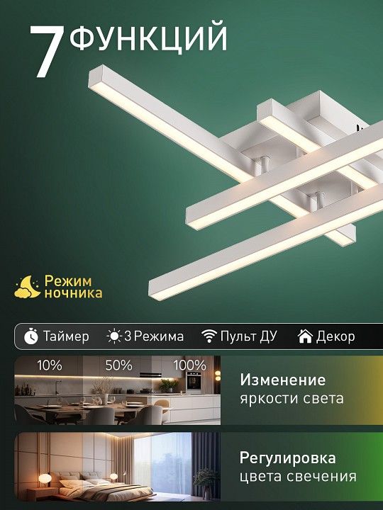 Потолочная люстра Natali Kovaltseva  HIGH-TECH LED LAMPS 82071