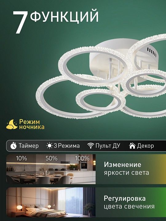 Потолочная люстра Natali Kovaltseva  LED LAMPS 81468