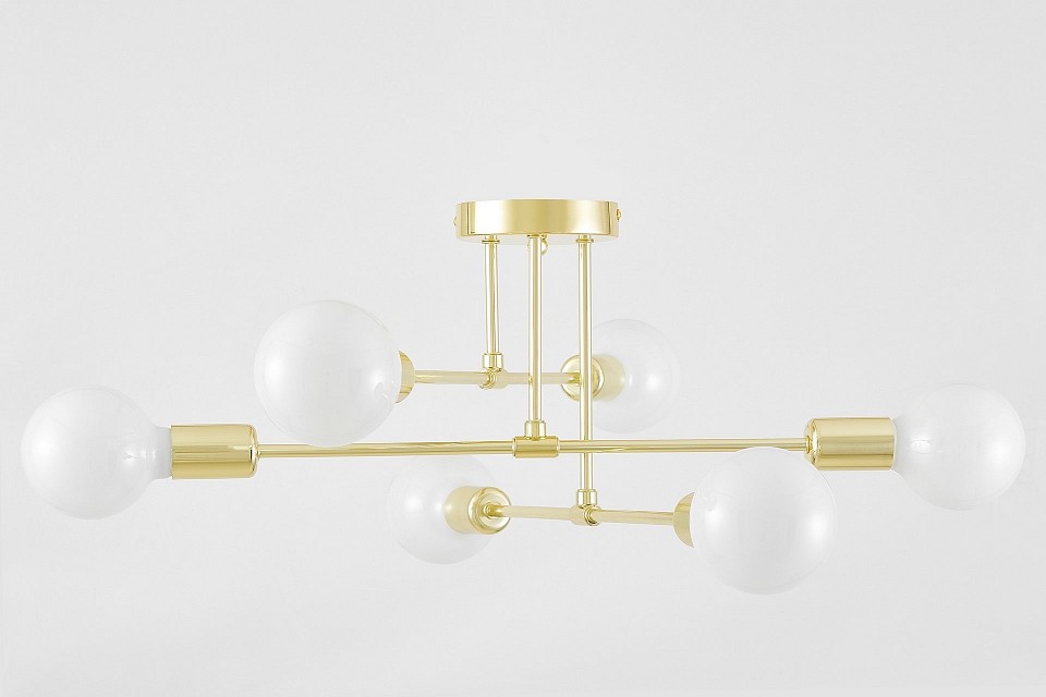 Люстра на штанге Lampit NOVA TC 2010-6 GD