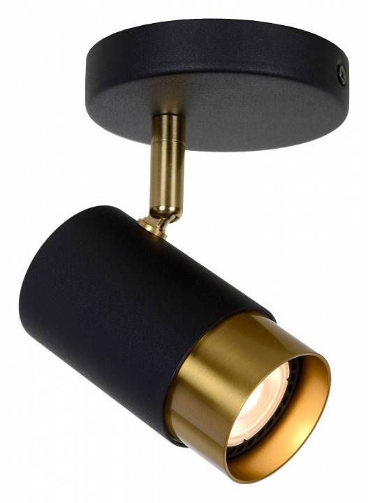 Спот Lucide Floris 1xGU10 черный 35913/01/30