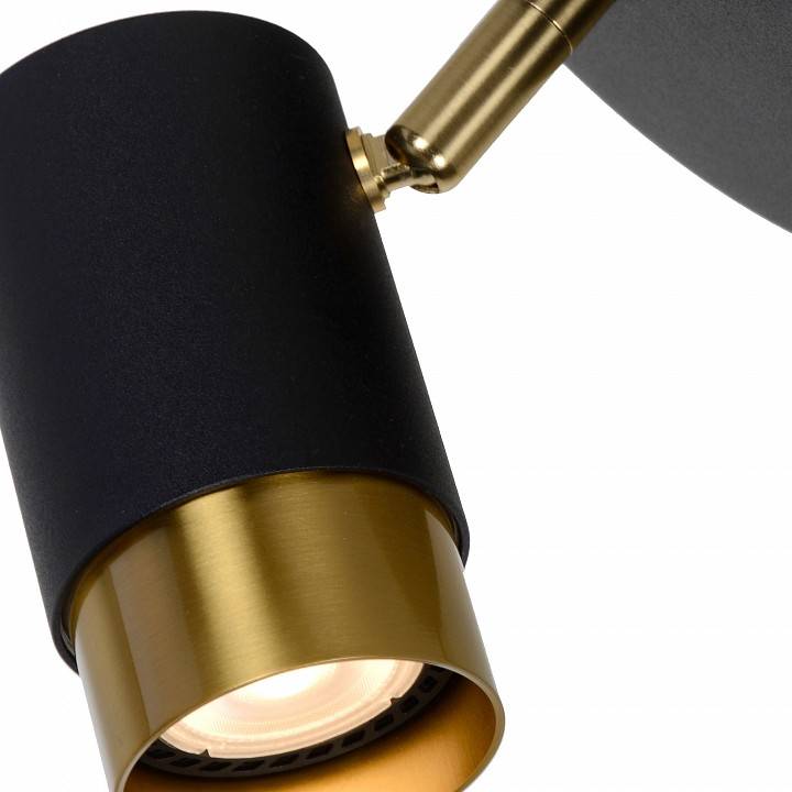 Спот Lucide Floris 1xGU10 черный 35913/01/30