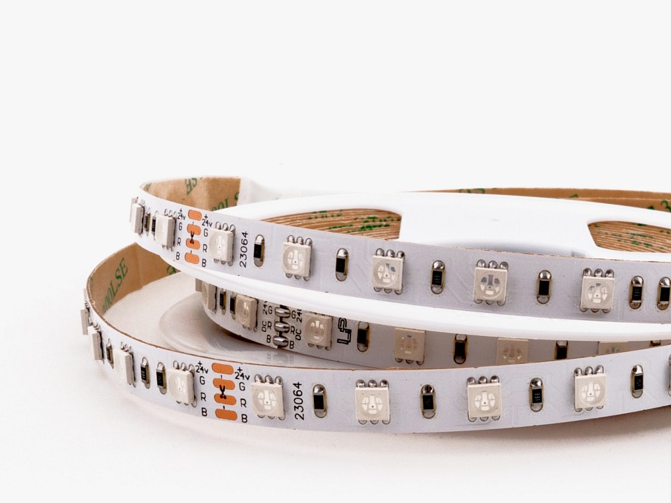 Лента светодиодная Dekraft LEDS POWER STANDART 4.8 Вт/м 12 В IP20 3000K 001883