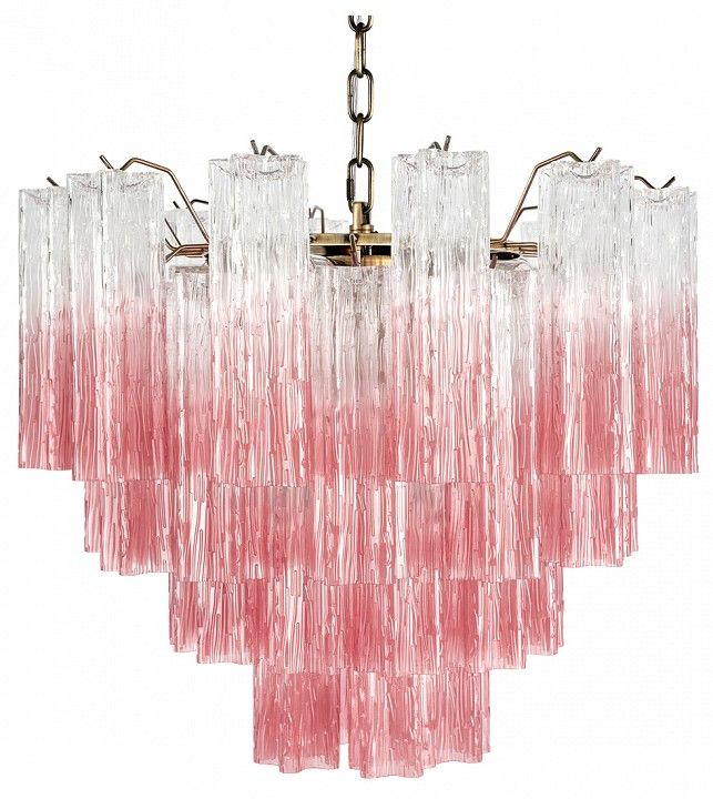 Подвесная люстра Loft it Murano 10580/600 Clear pink