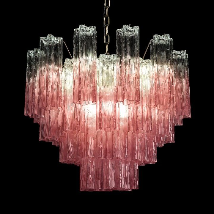 Подвесная люстра Loft it Murano 10580/600 Clear pink