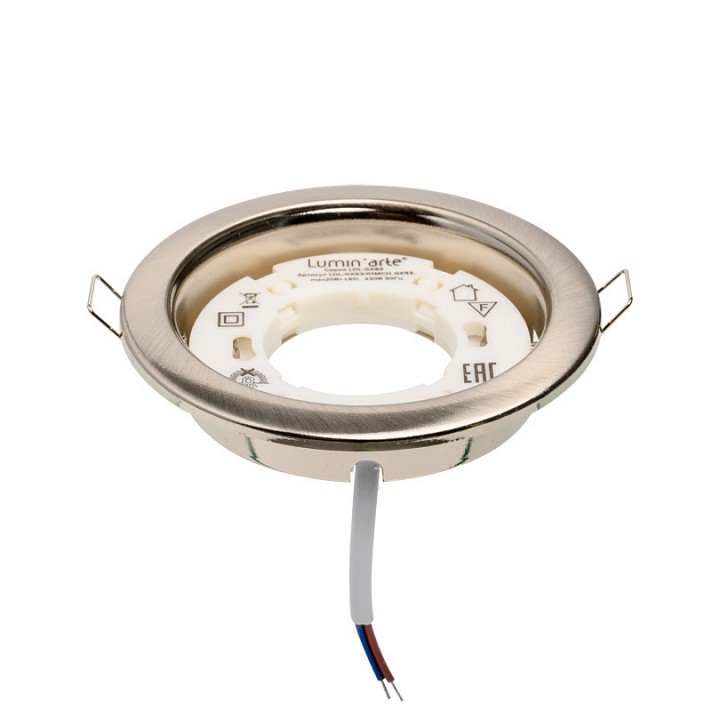 Встраиваемый светильник Luminarte LDL-GX53 LDL-GX53/01MCH