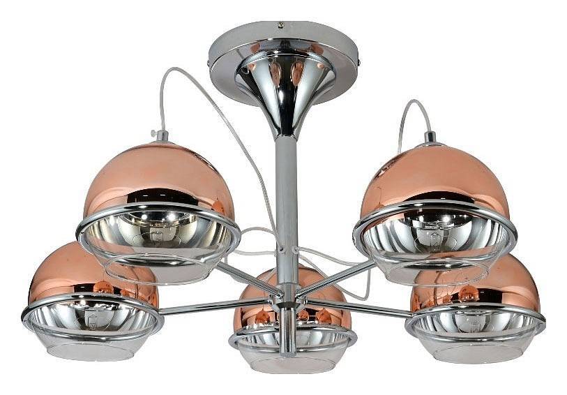 Люстра на штанге Lumina Deco Veroni LDC 1029-5 R.GD