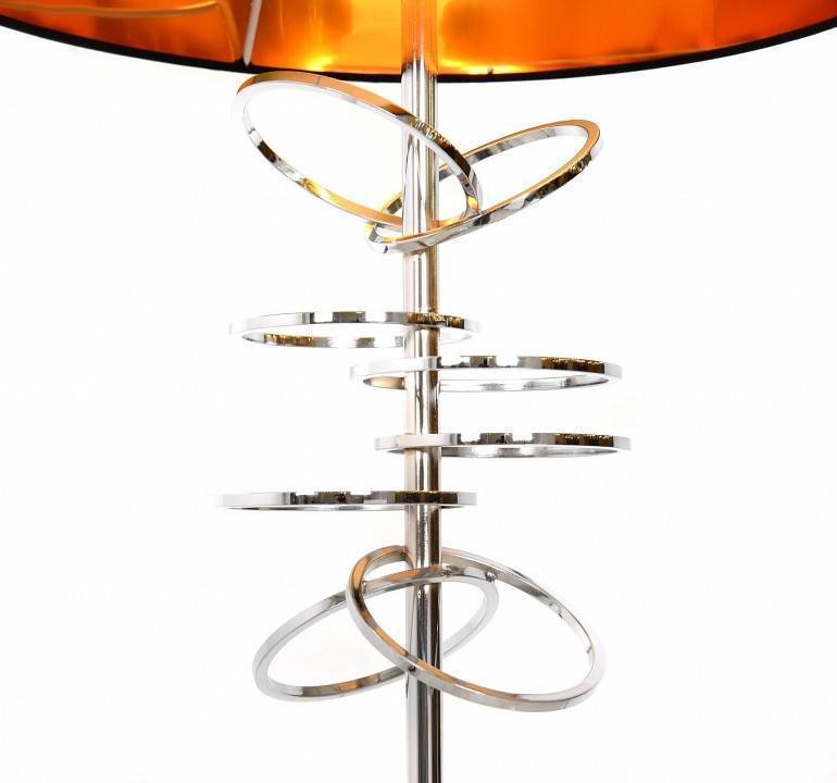 Торшер LUMINA DECO Milari LDF 5530 CHR+BK