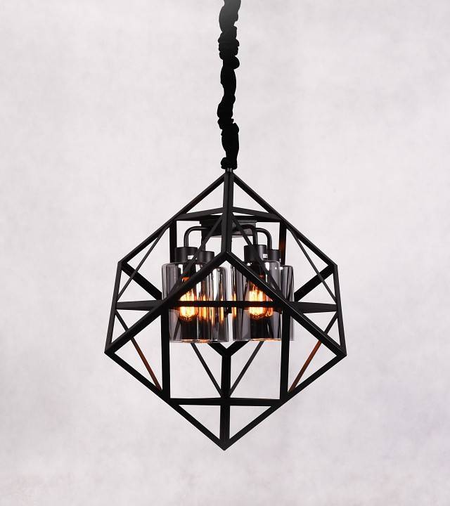 Подвесная люстра LUMINA DECO Brutte LDP 11339-4 BK