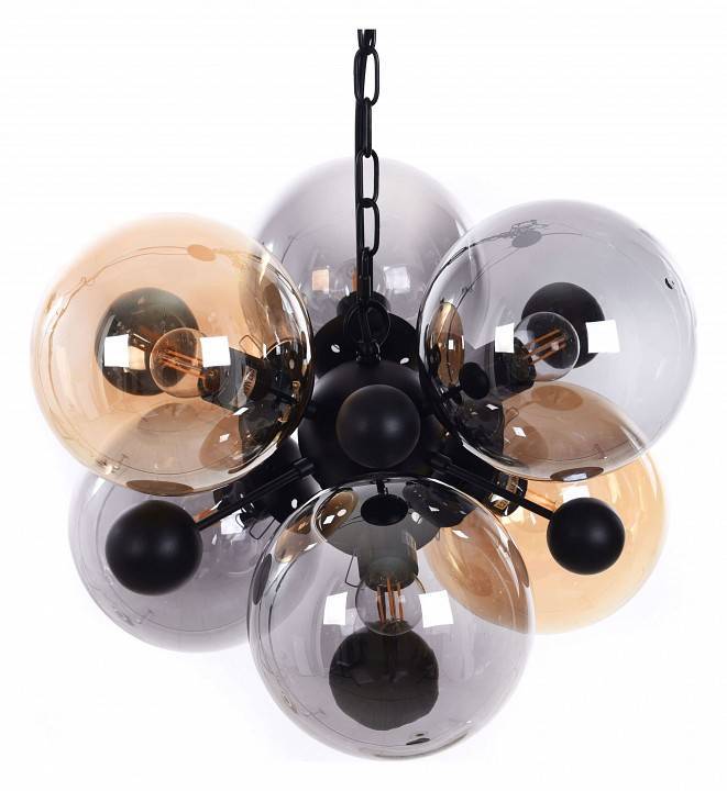 Подвесная люстра LUMINA DECO Afrodis LDP 1138-6 AMB+GY